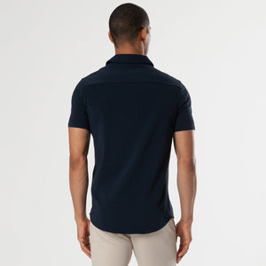 True ClassicNavy Short Sleeve Knit Shirt