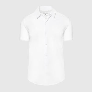 True ClassicWhite Short Sleeve Knit Shirt