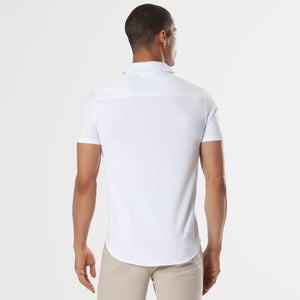 True ClassicWhite Short Sleeve Knit Shirt