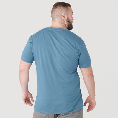 Klassischer V-Ausschnitt - Bluestone