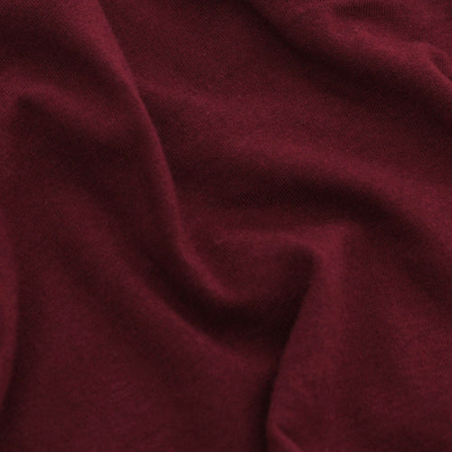 Burgundy V-Neck Tee