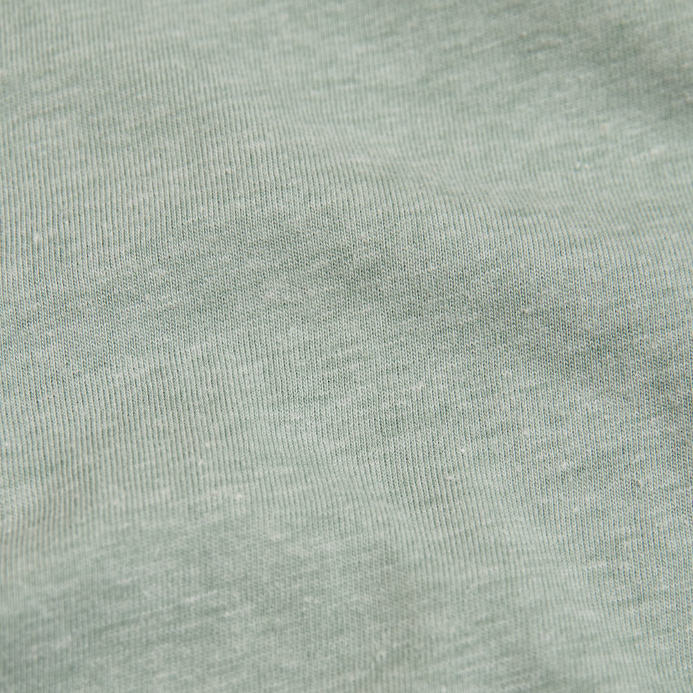 Heather Sage V-Neck Tee