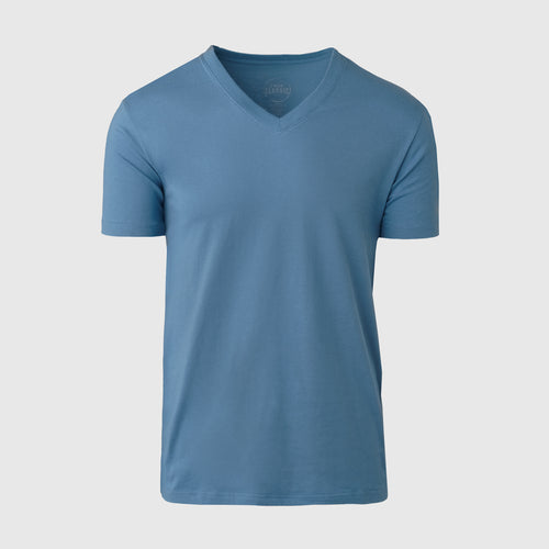 Indigo V-Neck Tee