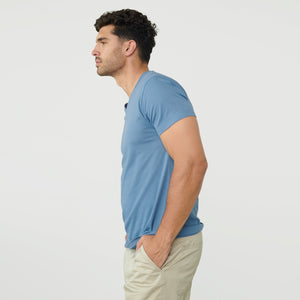 True ClassicIndigo V-Neck Tee