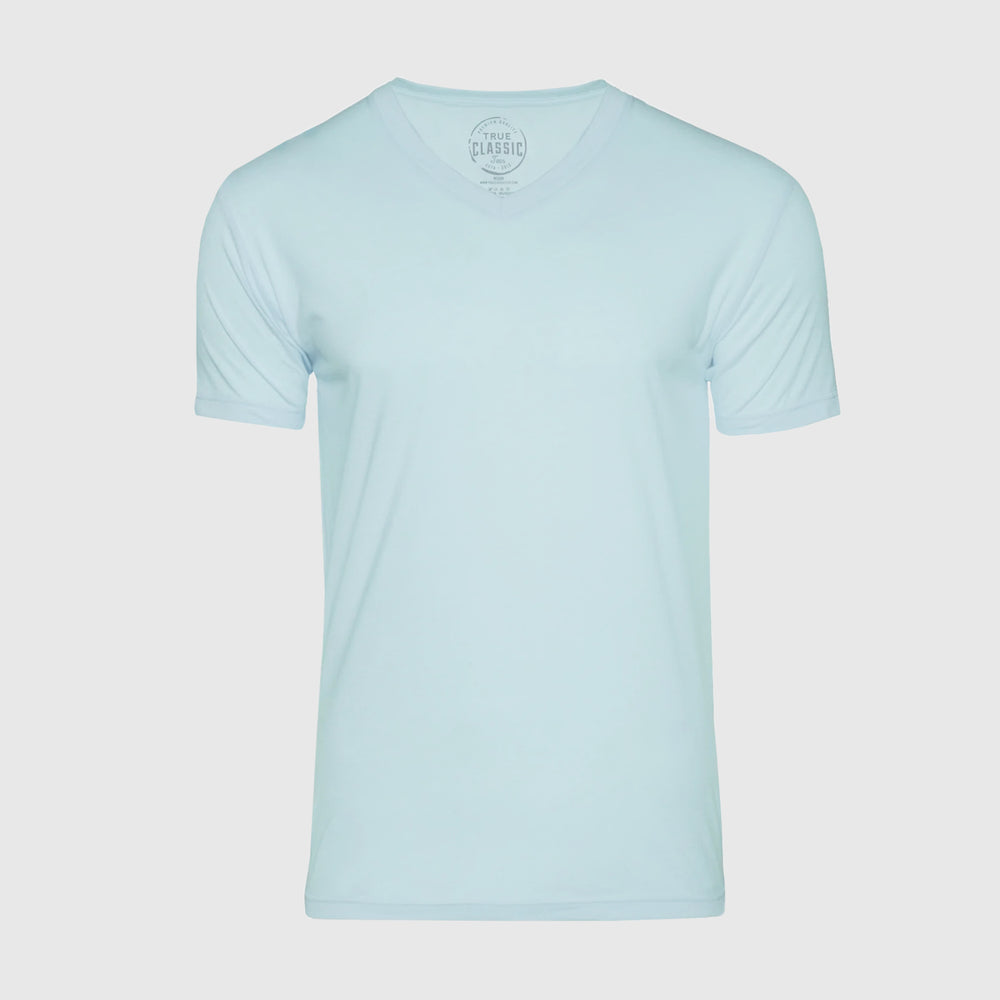 Light Blue V-Neck Tee