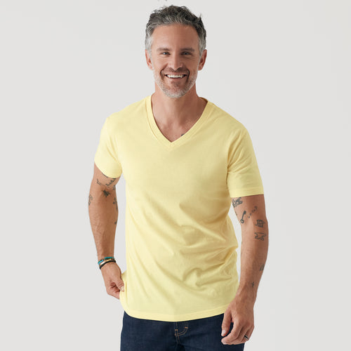 Mellow Yellow V-Neck Tee