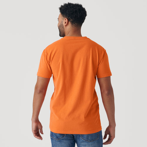 Orange V-Neck Tee