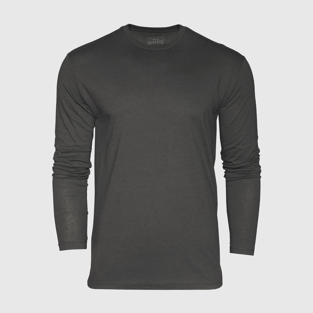 Carbon Long Sleeve Crew Neck Tee