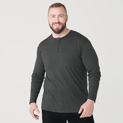 Henley manches longues classique - Carbon