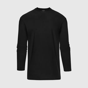 True ClassicBlack Active Long Sleeve Crew Neck T-Shirt