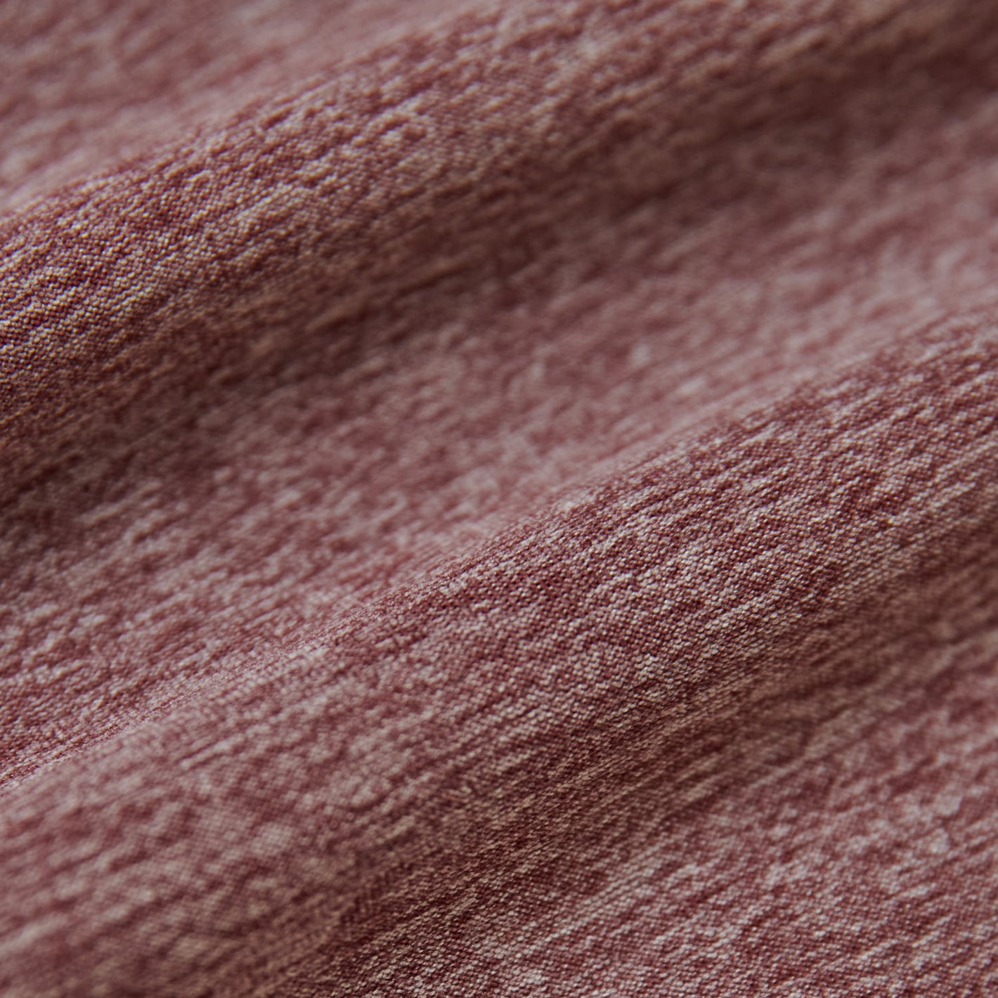 Heather Burgundy Active Long Sleeve Crew Neck