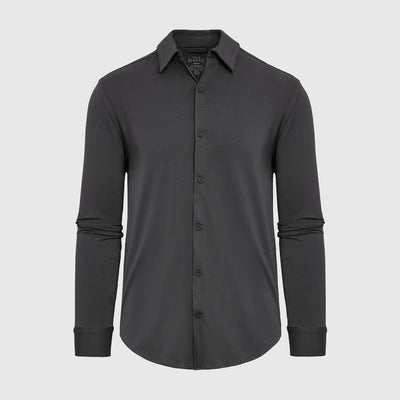 Knit Long Sleeve Shirt - Carbon