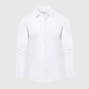 True ClassicWhite Long Sleeve Knit Shirt