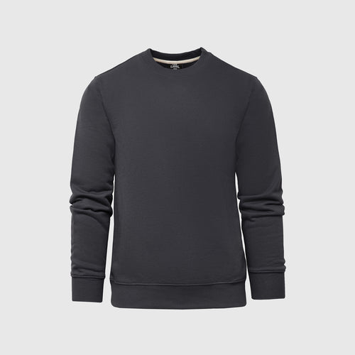 Carbon Fleece French Terry Pullover Crew Neck Sweatshirt