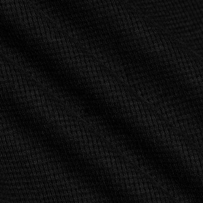 Waffle Hoodie - Black