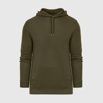 Waffle Hoodie - Military Green