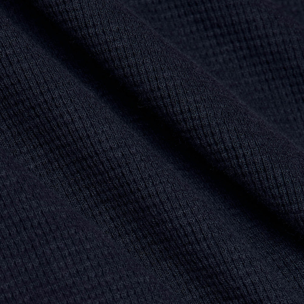 Navy Waffle Hoodie