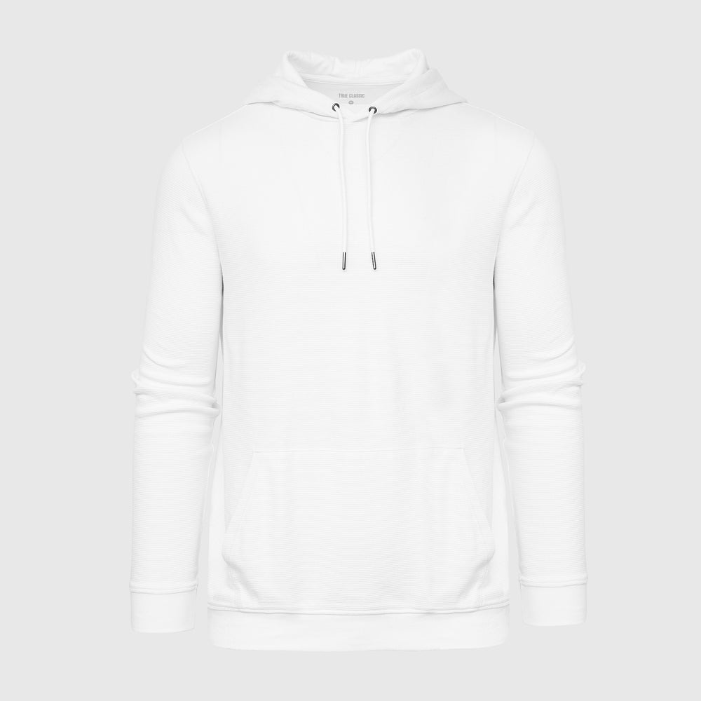 White Waffle Hoodie