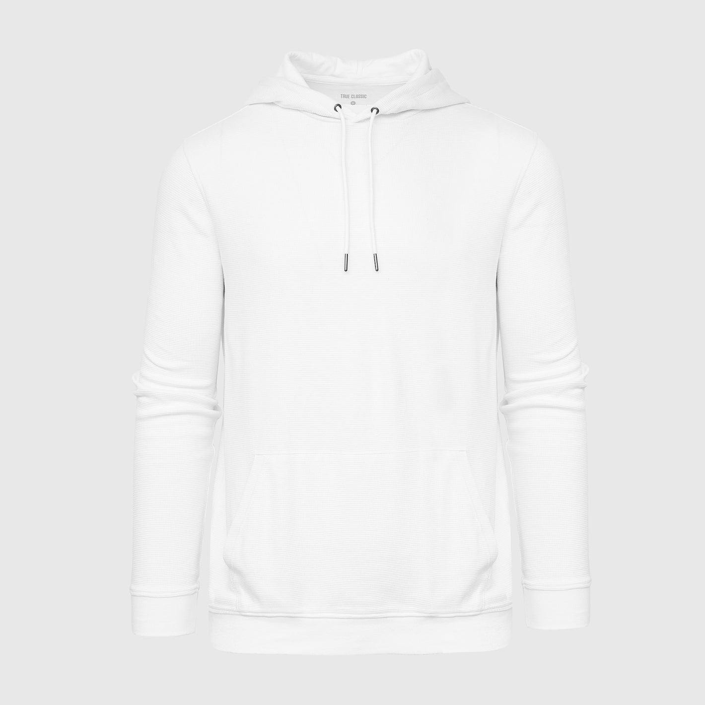White Waffle Hoodie
