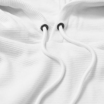 Waffle Hoodie - White