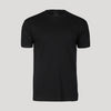 Black Pocket Crew Tee with a small left-chest pocket displayed.