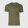 Military Green Pocket Crew Tee