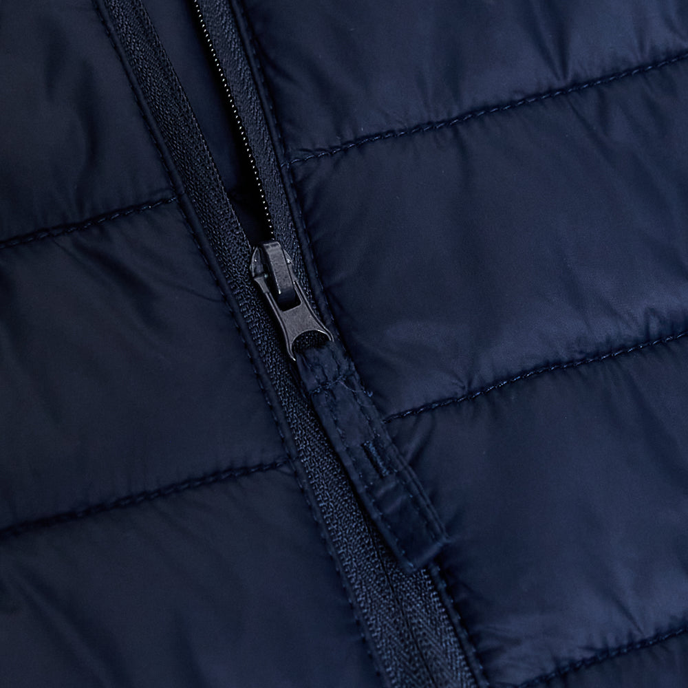 Navy Quilted Puffer Jacket