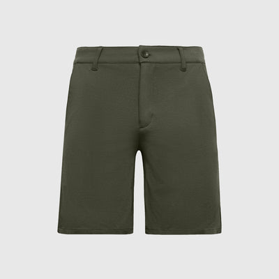 9" Comfort Knit Chino Shorts - Military Green