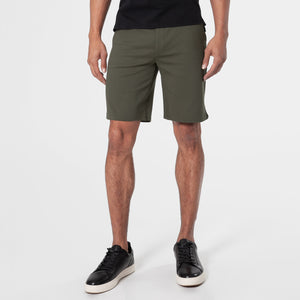 True Classic9" Military Green Comfort Chino Short