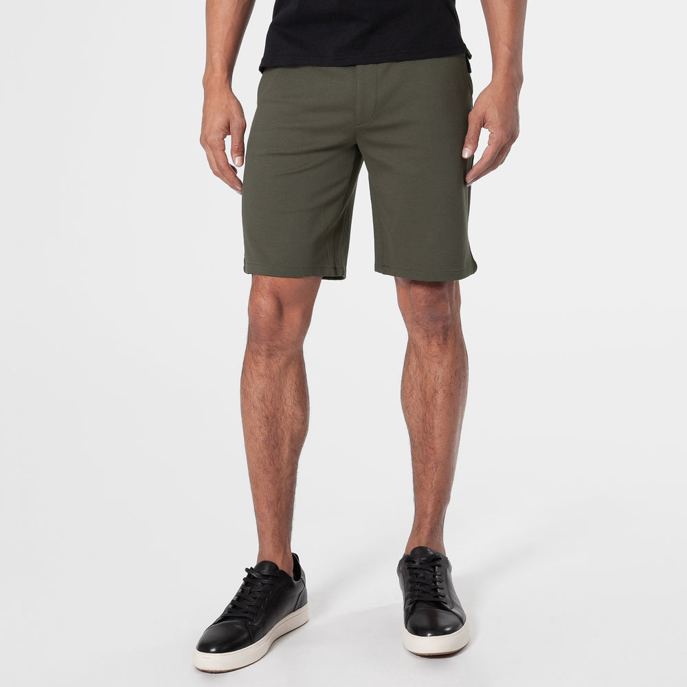 9" Military Green Comfort Chino Short