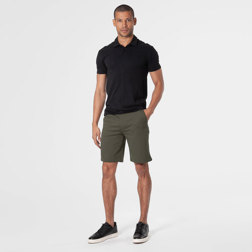 9" Military Green Comfort Chino Short