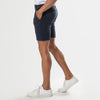 7" Navy Comfort Knit Chino Shorts