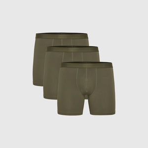 True ClassicMilitary Green Boxer Briefs 3-Pack