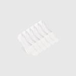 White Never Show Socks 3 Pack