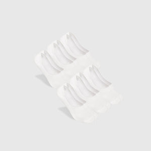 True ClassicWhite No Show Socks 6-Pack