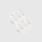 White No Show Socks 6-Pack